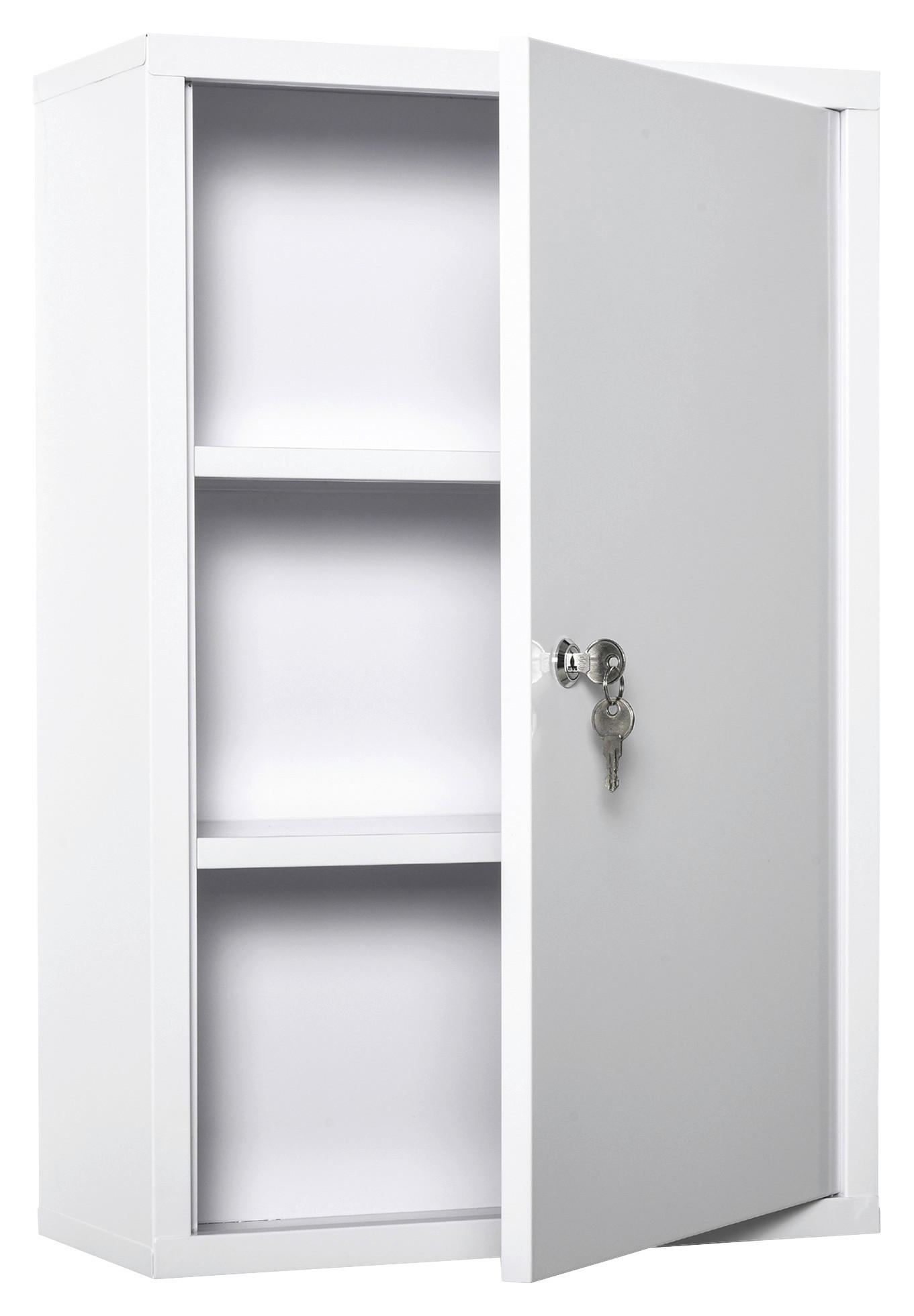 kleankin Medizinschrank weiß Polypropylen B/H/L: ca. 18x40x60 cm Medizinschrank - weiß (60,00/18,00/40,00cm) - kleankin