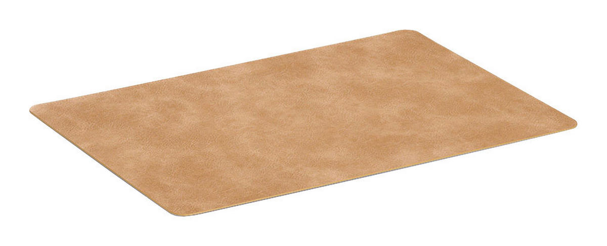 Zeller Platzset hellbraun Kunstleder B/L: ca. 30x425 cm Platzset - hellbraun (30,00/425,00cm) - Zeller