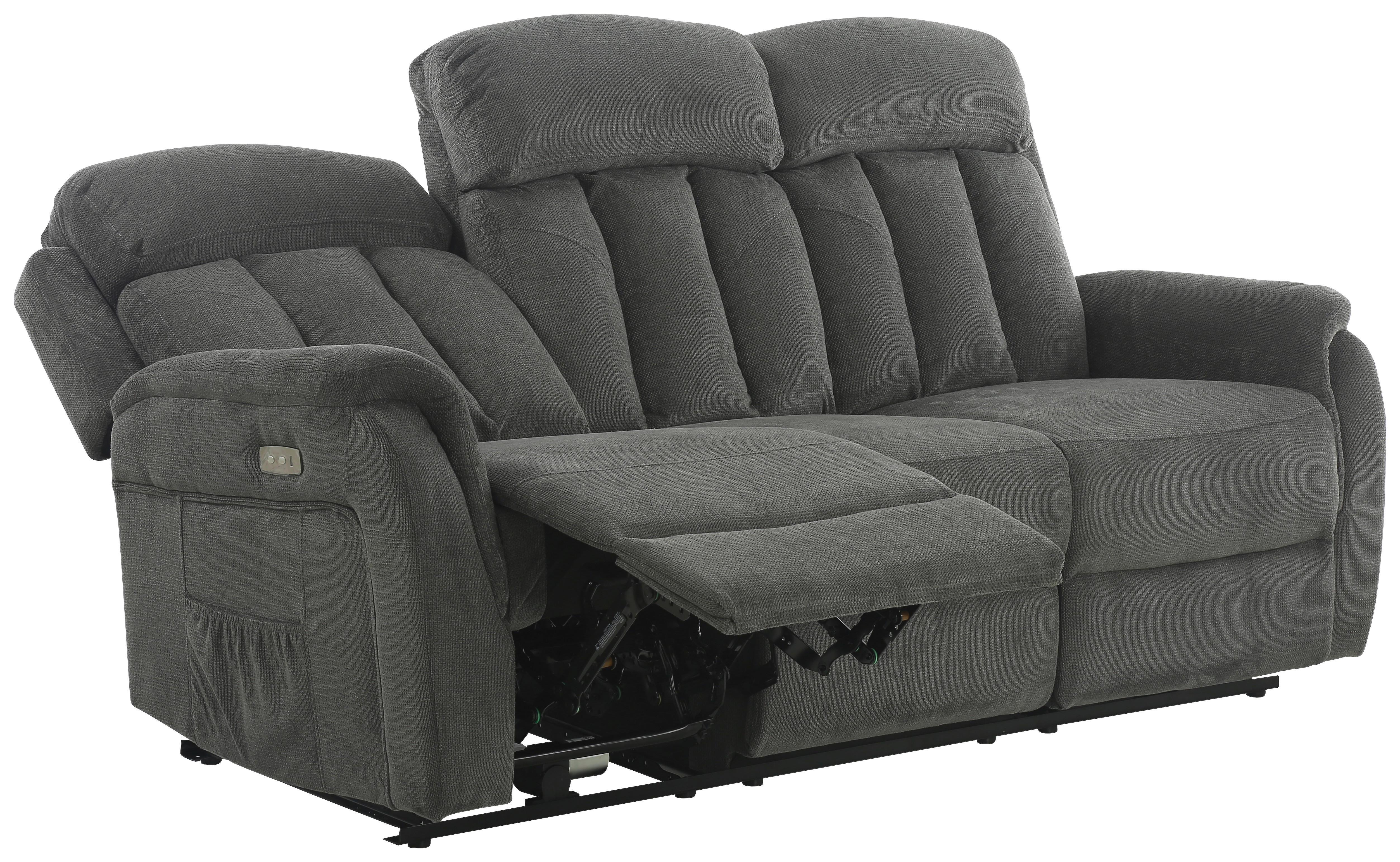 Thumbnail - Sofa FM-3216-3P braun Microfaser B/H/T: ca. 200x100x95 cm