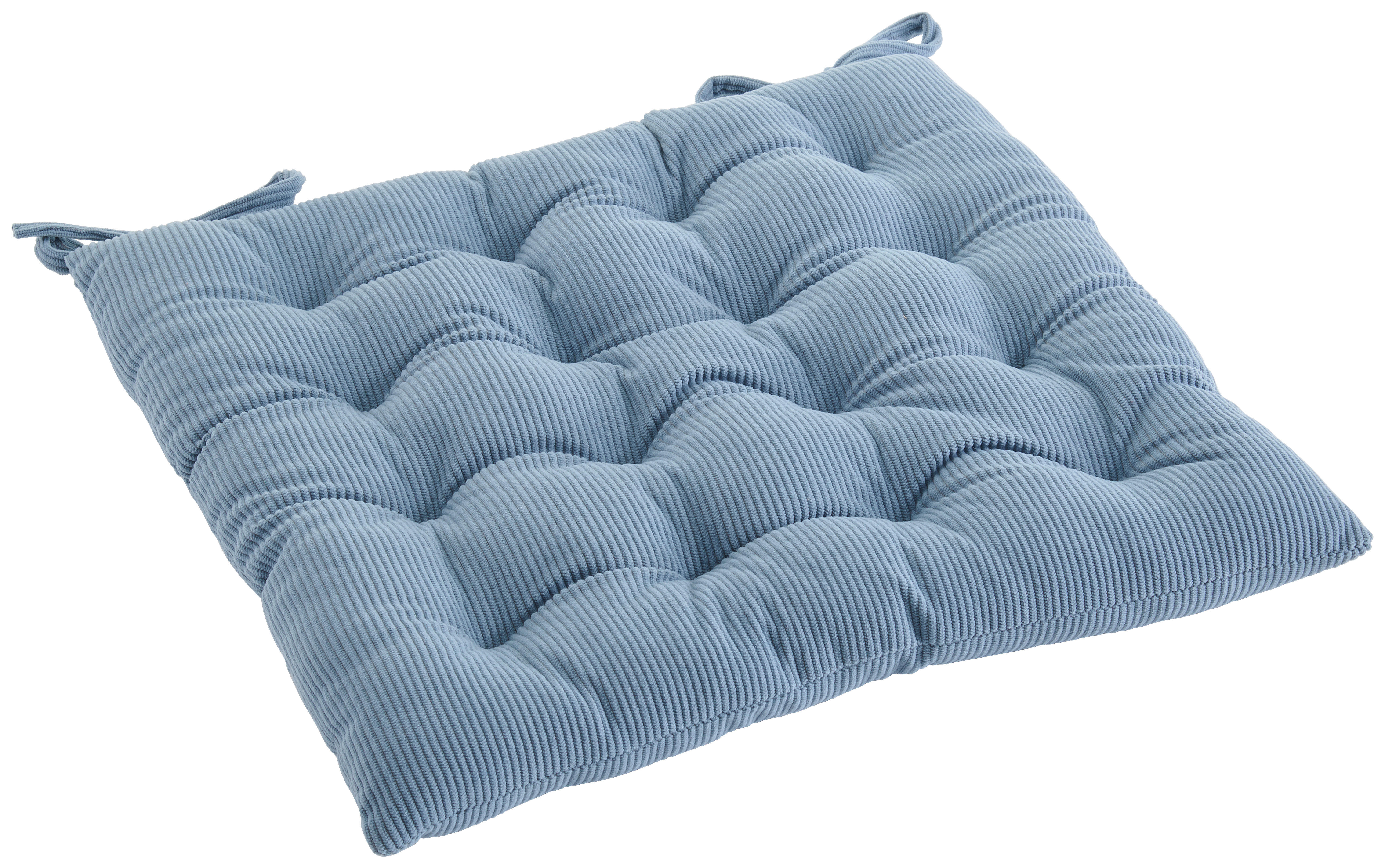 Sitzkissen Stuhlkissen_Cordy 40x40x5cm h.blau - hellblau (40,00/40,00cm)