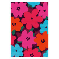 Arte Espina Kurzflorteppich Sam 4135 pink B/L: ca. 140x200 cm Sam 4135 - pink/mehrfarbig (140,00/200,00cm) - Arte Espina