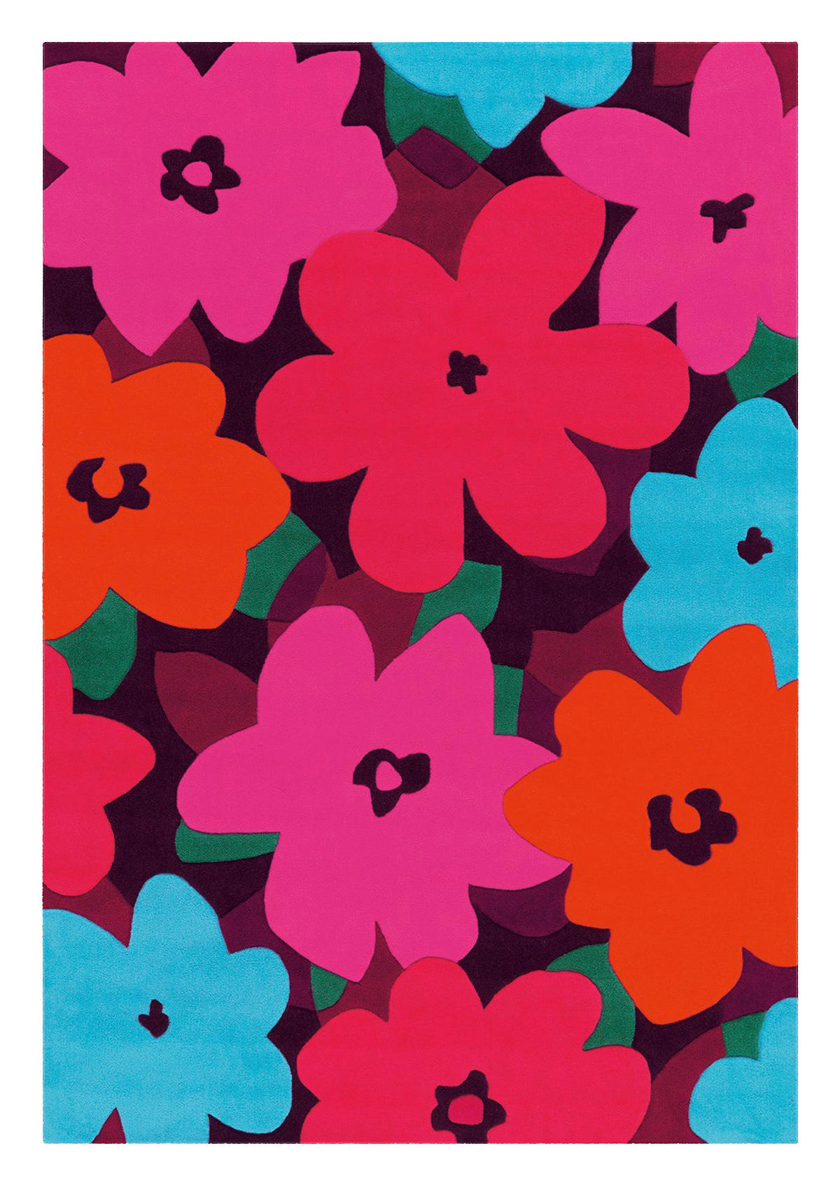 Arte Espina Kurzflorteppich Sam 4135 pink B/L: ca. 140x200 cm Sam 4135 - pink/mehrfarbig (140,00/200,00cm) - Arte Espina