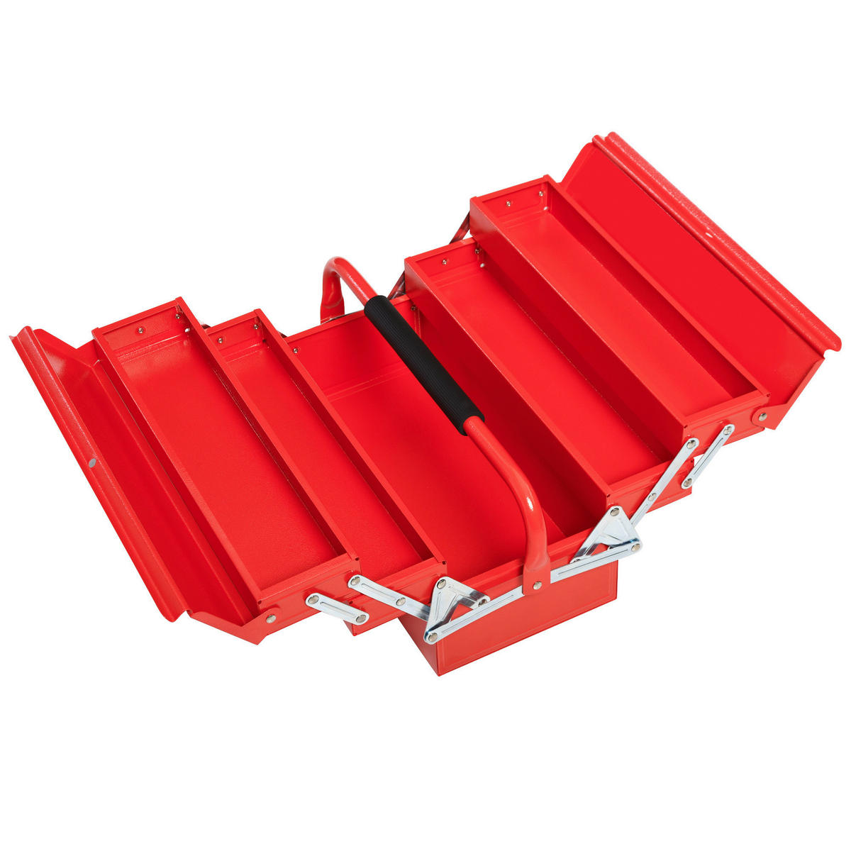 B/H/L: ca. 20x45x34,5 cm Werkzeugkasten - rot (34,50/20,00/45,00cm) - DURHAND