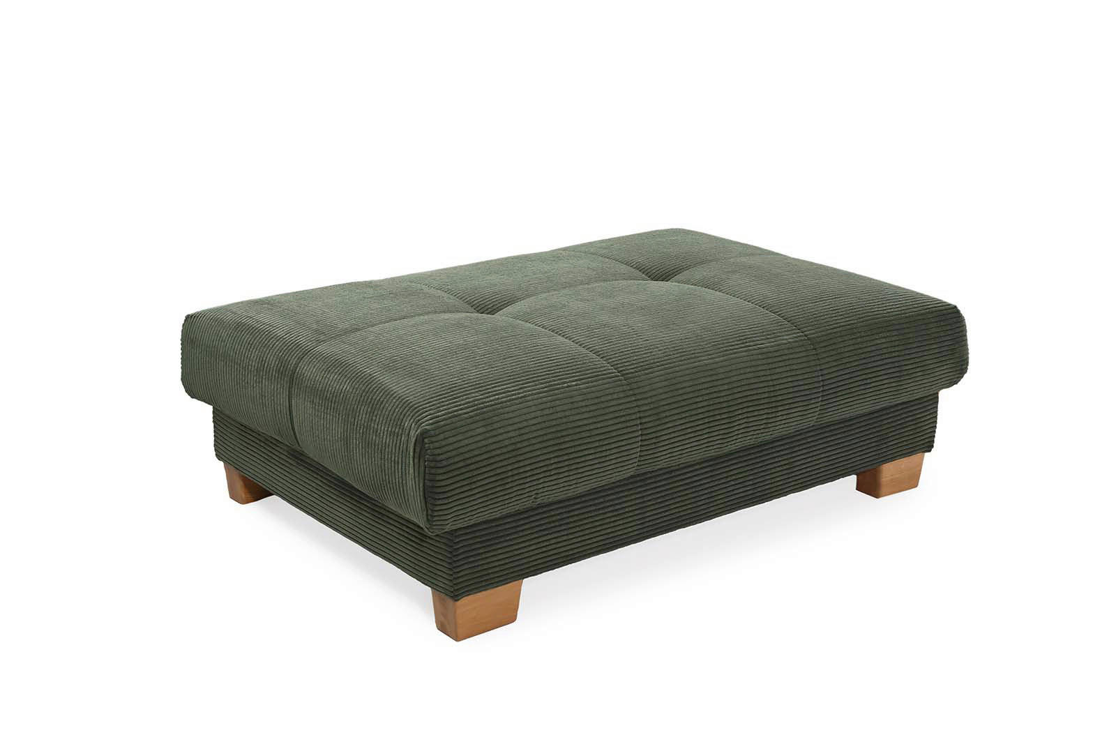 Hocker grün Microfaser B/H/T: ca. 144x46x99 cm Siero_Hocker - Eiche/grün (144,00/46,00/99,00cm)