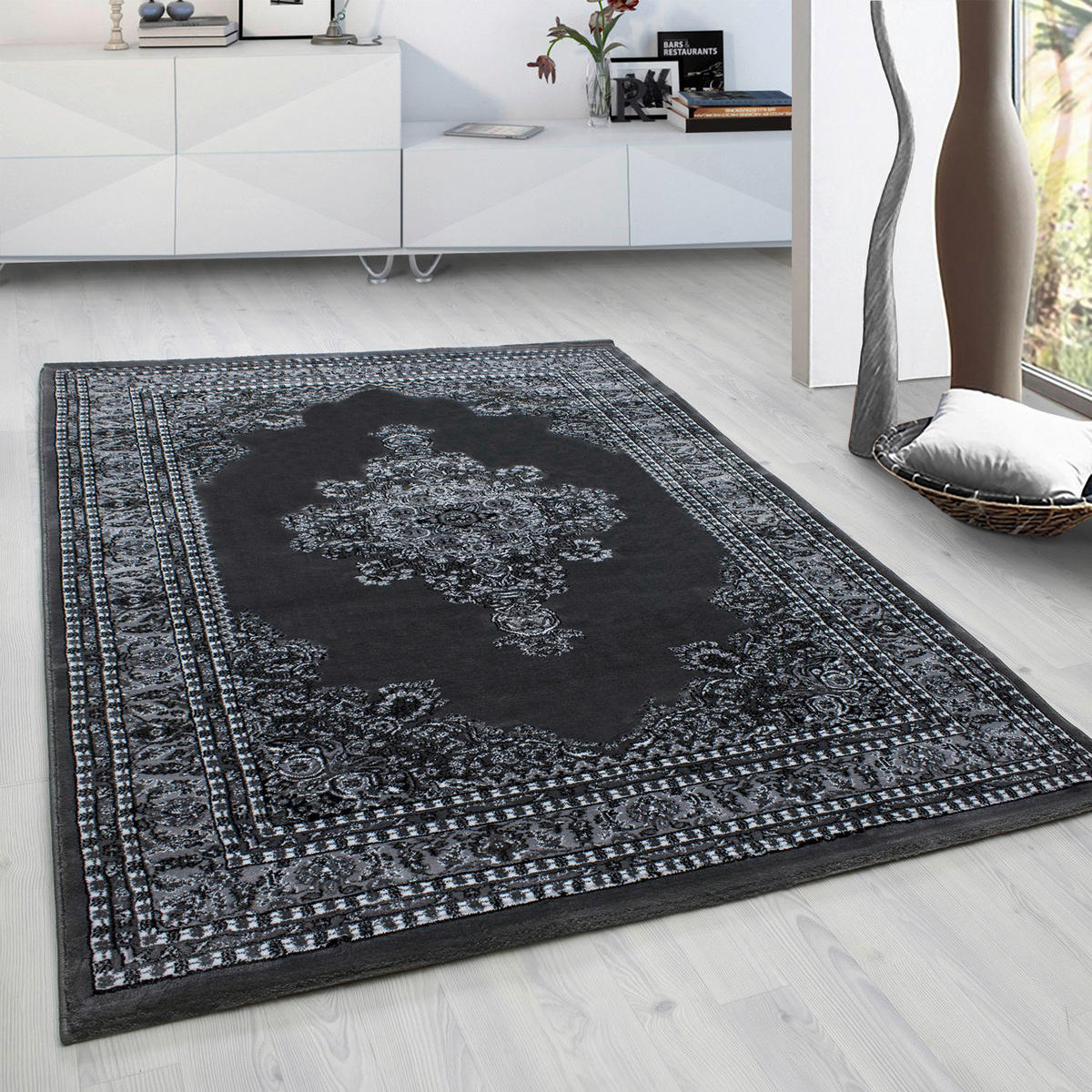 Ayyildiz Teppich MARRAKESH grau B/L: ca. 80x150 cm MARRAKESH - grau (80,00/150,00cm) - Ayyildiz