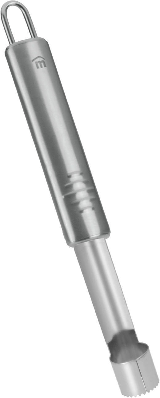 Haushaltshelfer silber Edelstahl B/H/L: ca. 2,3x20,6x2 cm Apfelstecher - silber (2,00/2,30/20,60cm)