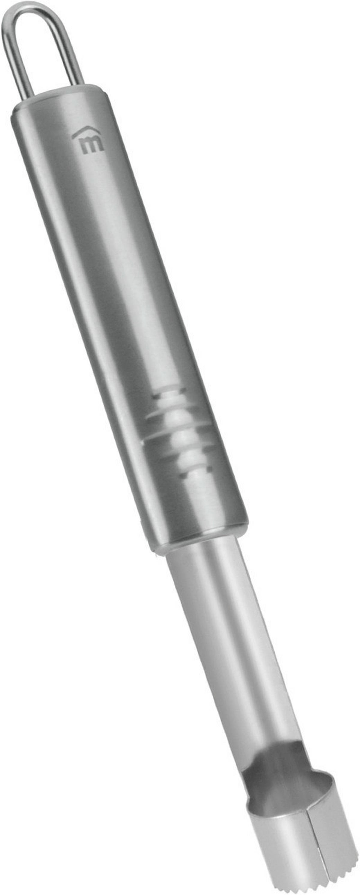 Haushaltshelfer silber Edelstahl B/H/L: ca. 2,3x20,6x2 cm Apfelstecher - silber (2,00/2,30/20,60cm)