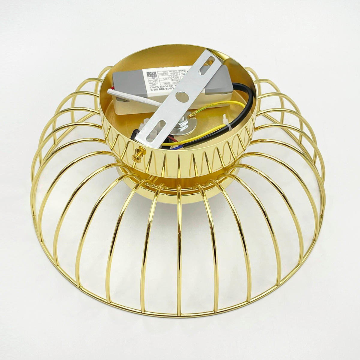 Lamkur Deckenleuchte gold Stahl B/H/L: ca. 27x27x17 cm Betsy - gold (17,00/27,00/27,00cm) - Lamkur