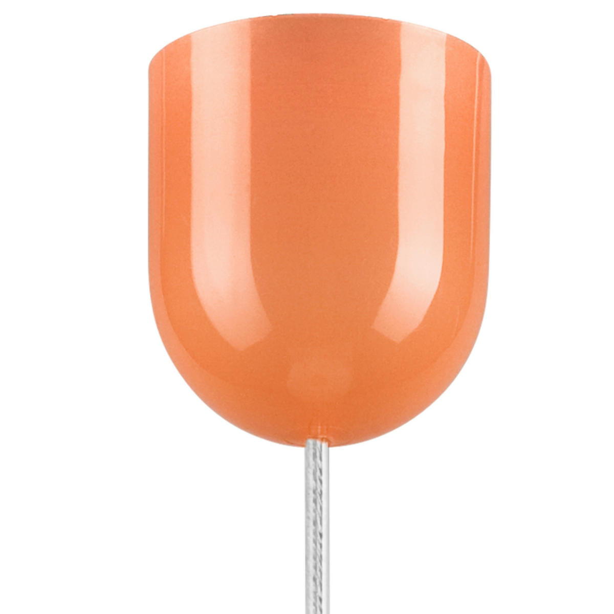 Lamkur Hängeleuchte orange Glas B/H/L: ca. 31x17x31 cm E27 1 Brennstellen Hängeleuchte - orange (31,00/31,00/17,00cm) - Lamkur