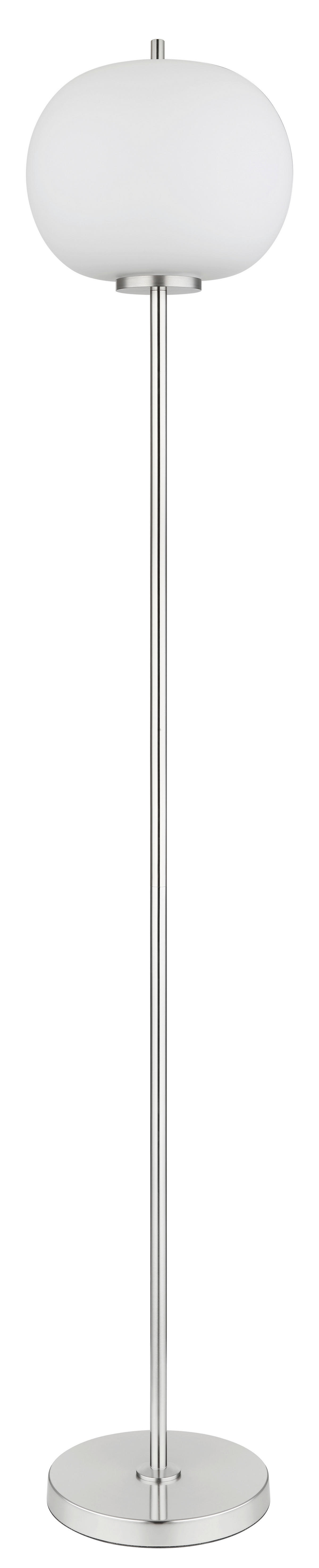 GLOBO Stehleuchte nickel matt Glas Metall H/D: ca. 160x30 cm 1 Brennstellen 15345SNO - nickel matt (30,00/160,00cm) - GLOBO