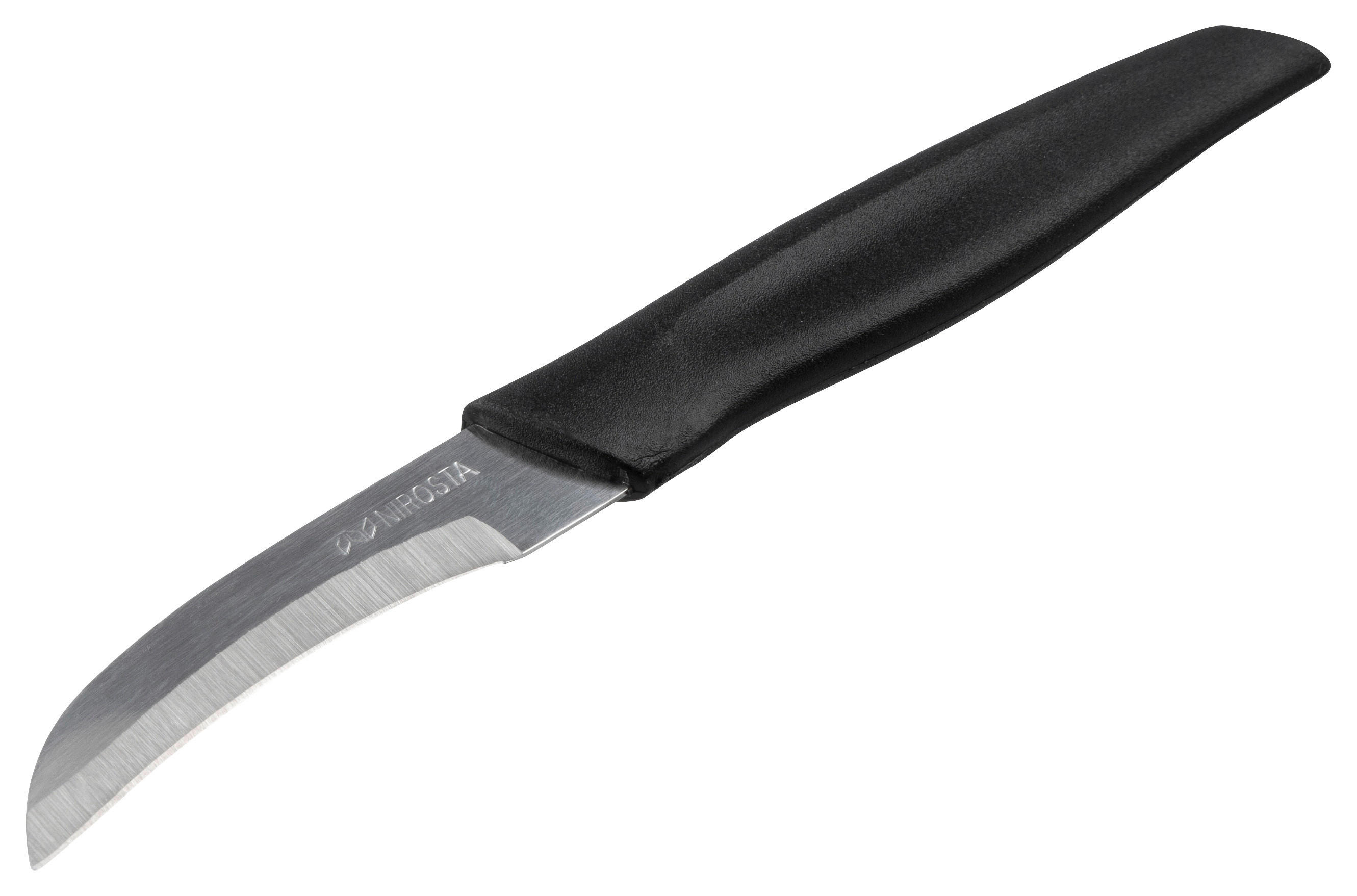 NIROSTA Schälmesser schwarz Edelstahl L: ca. 17 cm Schälmesser - schwarz (17,00cm) - NIROSTA