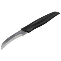 NIROSTA Schälmesser schwarz Edelstahl L: ca. 17 cm Schälmesser - schwarz (17,00cm) - NIROSTA