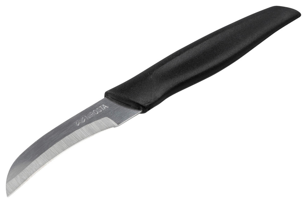 NIROSTA Schälmesser schwarz Edelstahl L: ca. 17 cm Schälmesser - schwarz (17,00cm) - NIROSTA