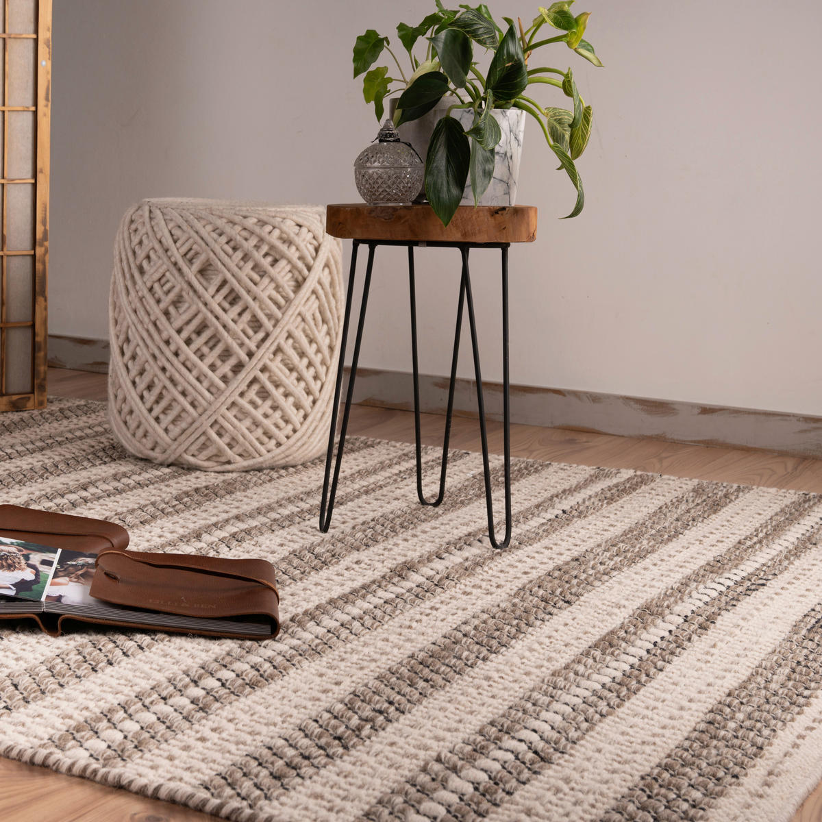Obsession Teppich My Jovian taupe B/H/T/L/D: ca. 80x0,9x0x150x0 cm My Jovian - taupe (150,00/80,00/0,90cm) - Obsession