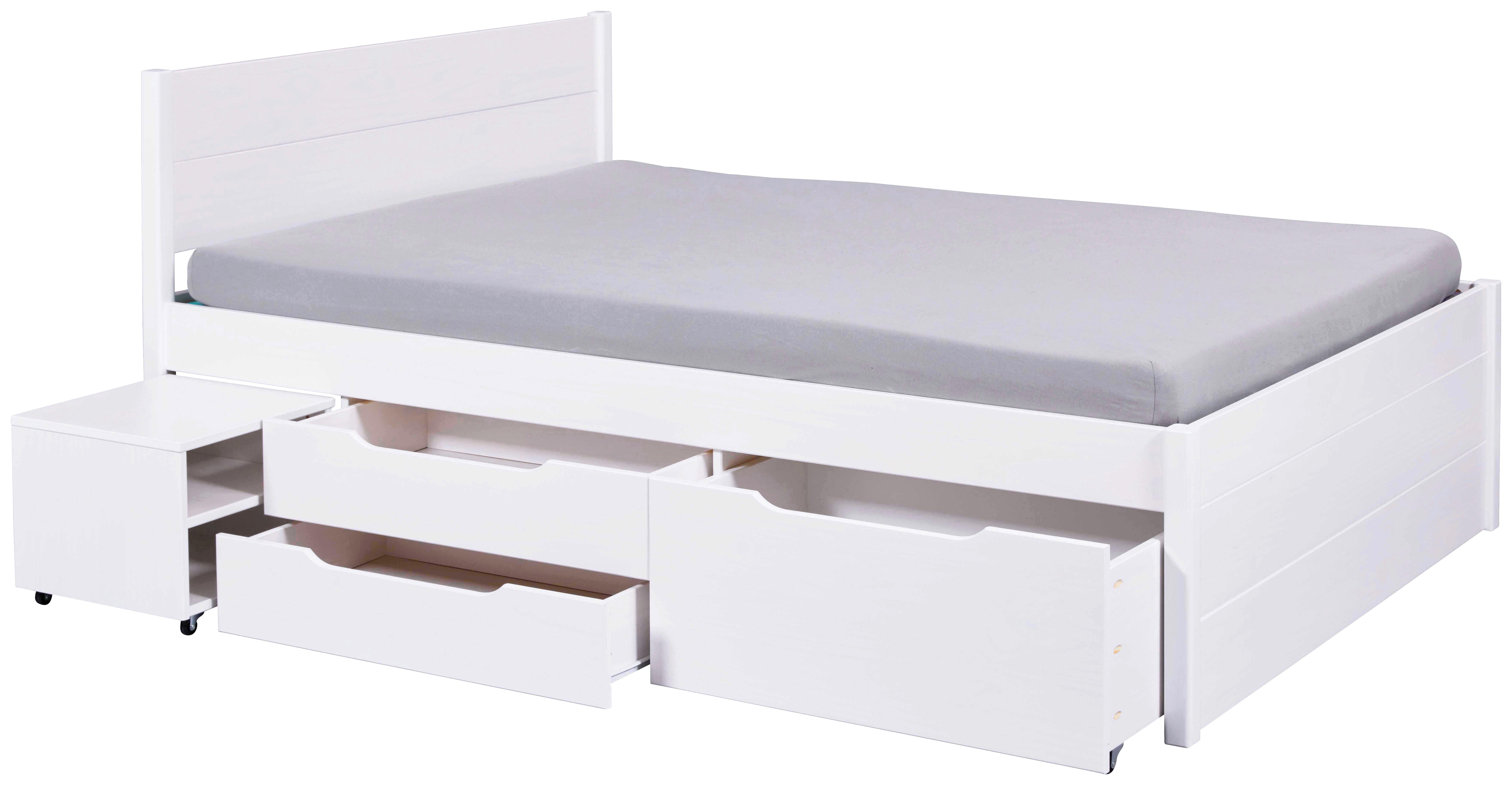 Funktionsbett Efetivo weiß Efetivo - weiß (209,00/186,30/90,00cm) - Inter Link