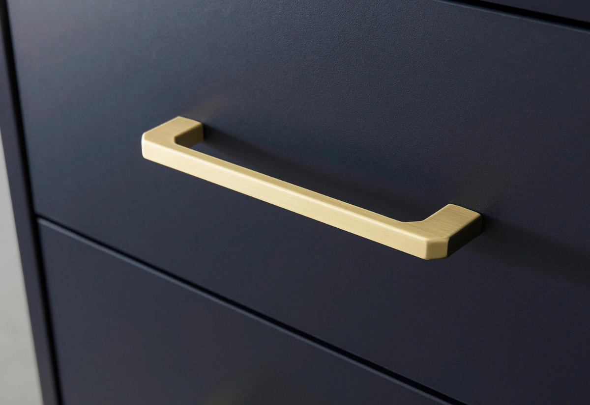 Hochschrank Kent dunkelblau B/H/T: ca. 67,1x184,3x33,1 cm Kent - dunkelblau (67,10/184,30/33,10cm) - Möbelpartner