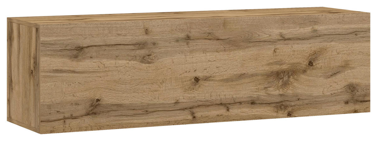 TV-Lowboard VIVIEN Eiche Wotan Nachbildung B/H/T: ca. 140x40x38 cm VIVIEN - Eiche (140,00/40,00/38,00cm) - WIPMEB