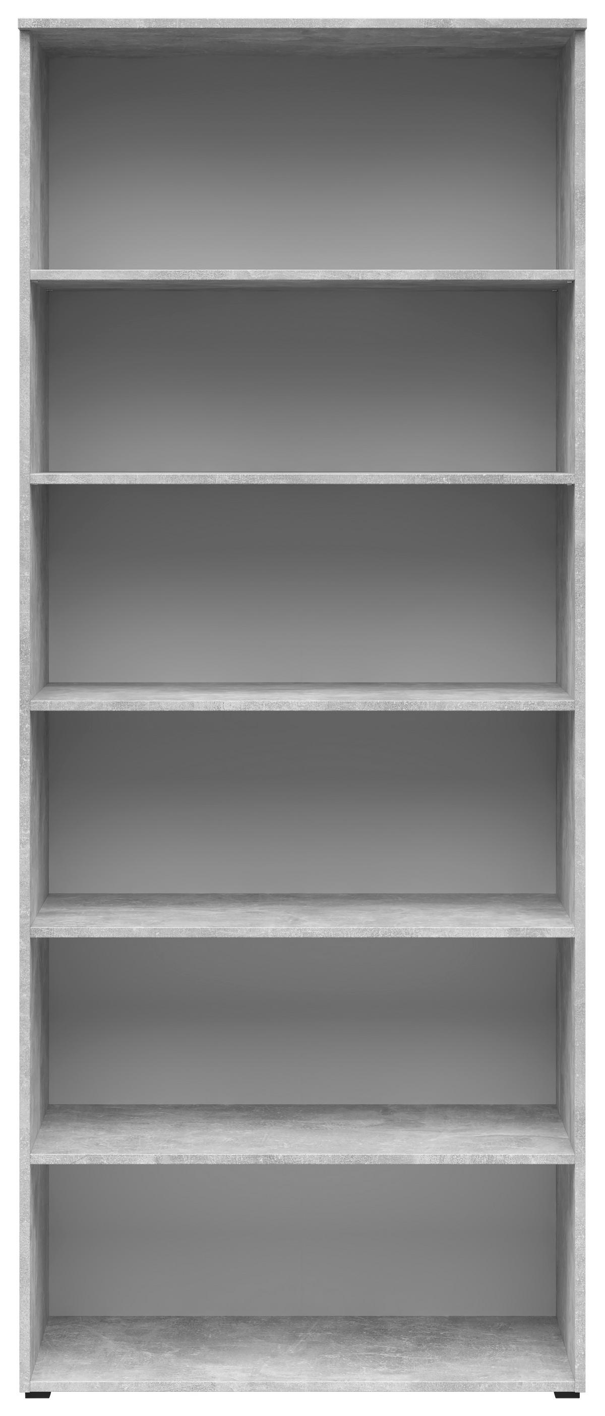 Regal Multi-Stauraum Typ 36 Beton Optik B/H/T: ca. 80x195x40 cm Multi-Stauraum Typ 36 - Beton (80,00/195,00/40,00cm)