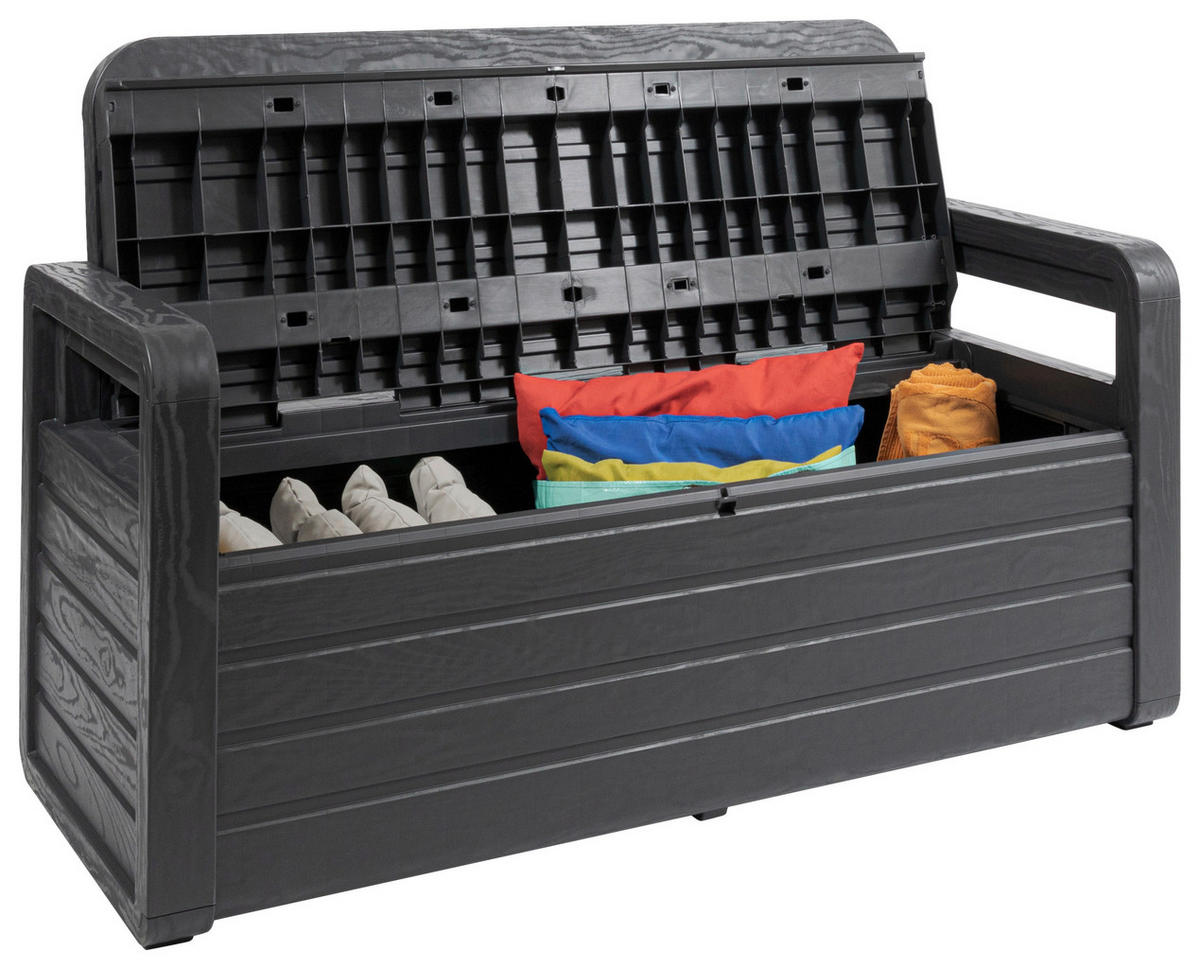 Toomax Gartenbank Foreverspring schwarz Kunststoff B/H/L: ca. 58x89x133 cm Foreverspring - schwarz (133,00/58,00/89,00cm) - Toomax