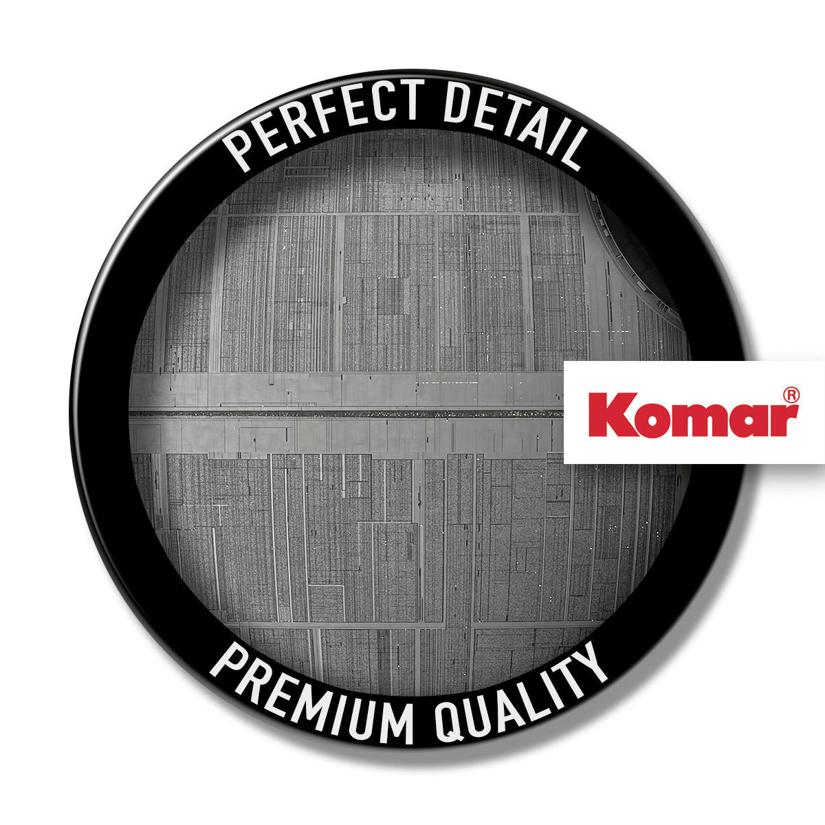 Komar Fototapete Star Wars XXL Death Star B/L: ca. 127x127 cm Star Wars XXL Death Star - (127,00/127,00cm) - Komar