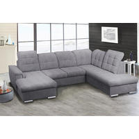 Wohnlandschaft Action hellgrau silber Action - hellgrau/silber