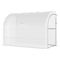 Outsunny Gewächshaus B/H/L: ca. 150x213x300 cm Gewächshaus - weiß (300,00/150,00/213,00cm) - Outsunny