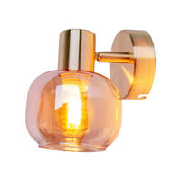 Näve Leuchten Spot gold Glas Metall B/H/T: ca. 14x16x10 cm E14 1 Brennstellen LIBBY - gold (14,00/16,00/10,00cm) - Näve Leuchten