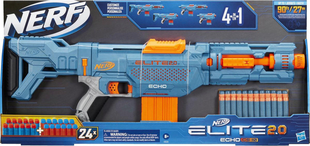 Hasbro Wasserblaster Nerf orange B/H/L: ca. 3x7x68 cm Nerf - orange/blau (68,00/3,00/7,00cm) - Hasbro