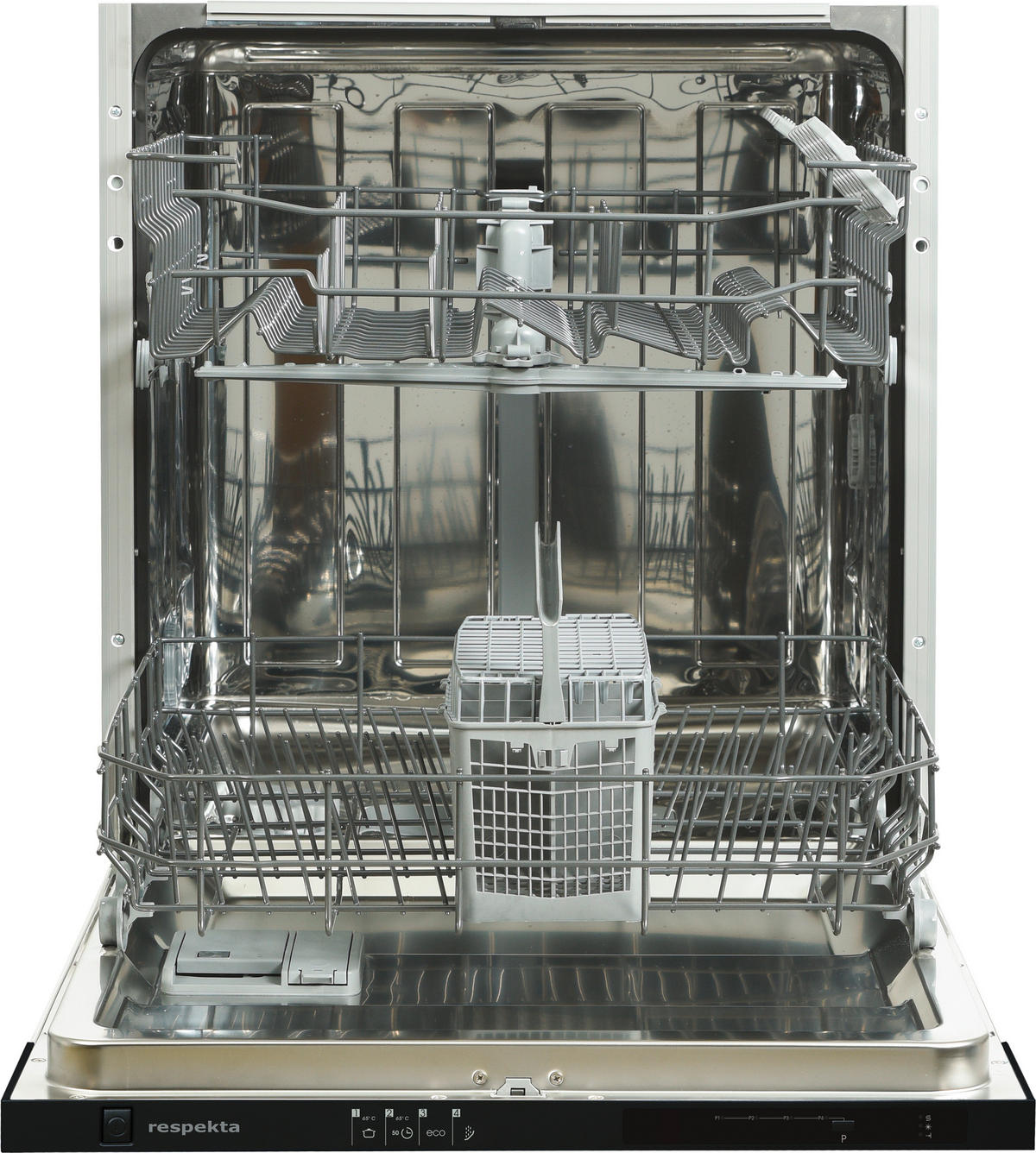 Respekta Küchenblock Premium schwarz hochglänzend B/H/T: ca. 280x220,5x172 cm Premium - weiß/granit (280,00/220,50/172,00cm) - Respekta