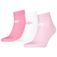 Damen & Herren-Socken Puma pink 3 Packstücke Größe 39-42 Puma - pink/weiß - Puma
