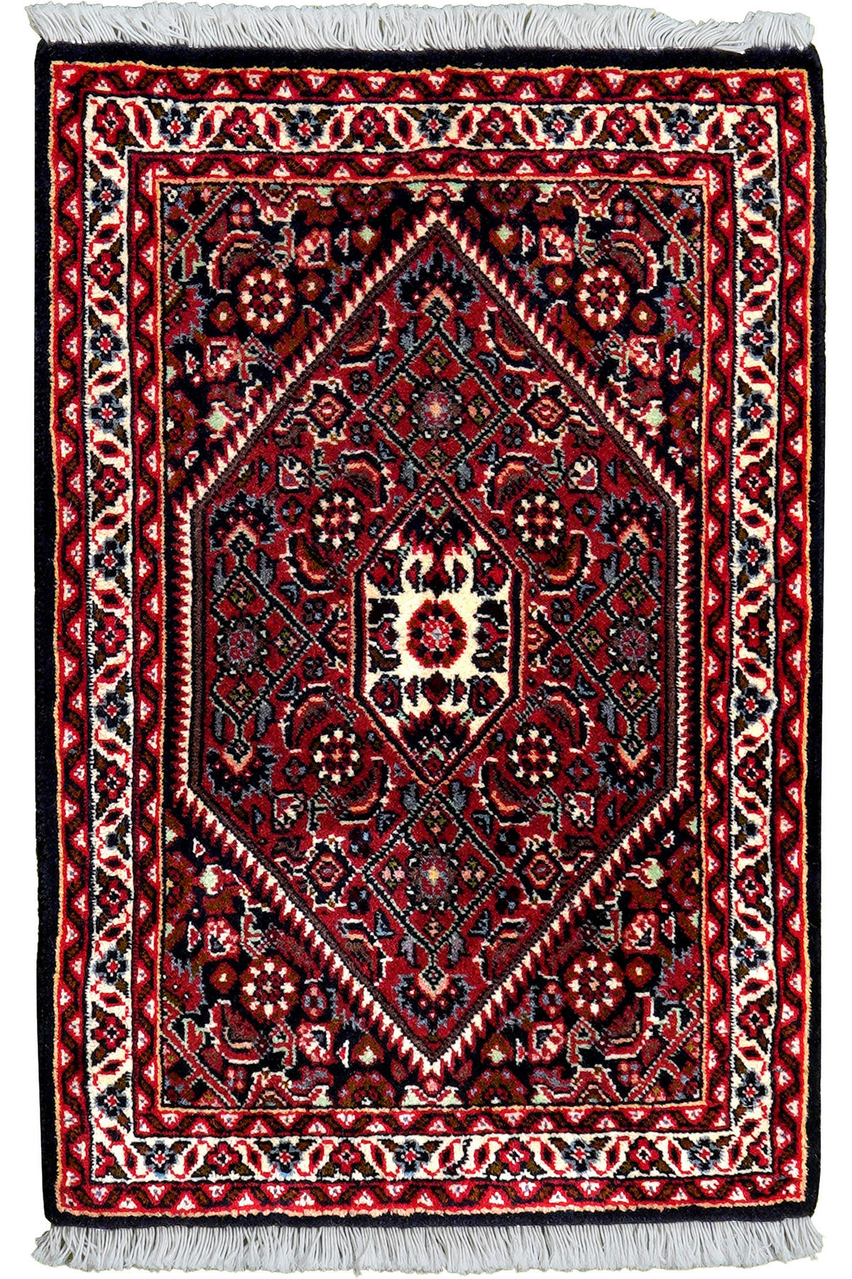 PersaTepp Teppich Bidjar Zandjan blau B/H/L: ca. 45x2x68 cm Bidjar Zandjan - blau/beige (68,00/45,00/2,00cm) - PersaTepp