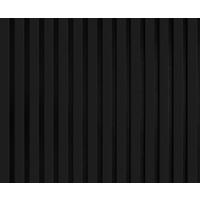 Akustikpaneel mattschwarz L/B/H: ca. 1,9x56,1x240 cm pro Stück Akustikplatte 240x56 Schwarz matt - mattschwarz (1,90/56,10/240,00cm)