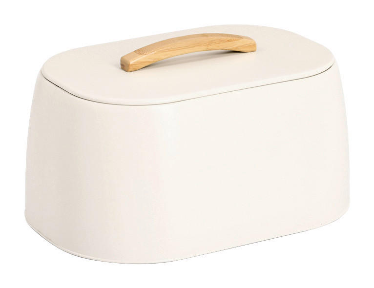 Zeller Brotkasten creme Metall B/H/L: ca. 23,5x18,3x33,5 cm Brotkasten - creme (33,50/23,50/18,30cm) - Zeller