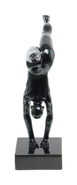 Kayoom Skulptur Athlete 120 schwarz Kunststoff B/H/T: ca. 15x51x64 cm Athlete 120 - schwarz (15,00/51,00/64,00cm)