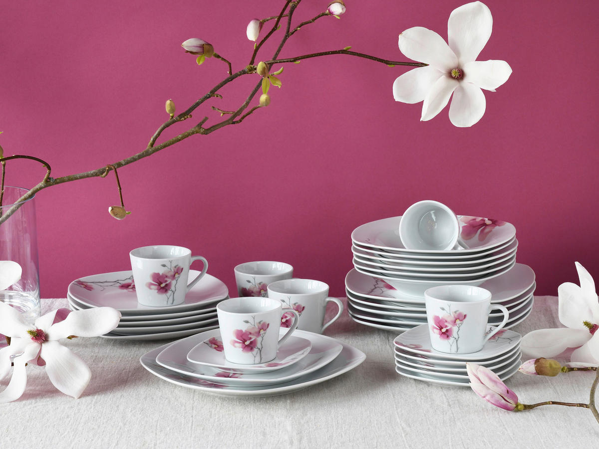 CreaTable Kombiservice Amelie multicolor Porzellan 30 tlg. Amelie - multicolor - CreaTable