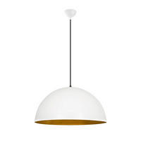 Opviq Pendelleuchte Sivani weiß gold Metall B/H/T/L/D: ca. 60x126x60x60x60 cm E27 1 Brennstellen Sivani - gold/weiß (60,00/60,00/126,00cm) - Opviq