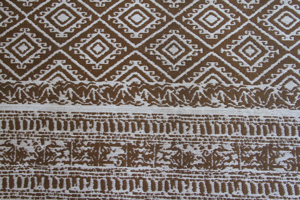 Kayoom Flachgewebeteppich Sunny 110 braun B/L: ca. 120x120 cm Sunny 110 - braun (120,00/120,00cm) - Kayoom