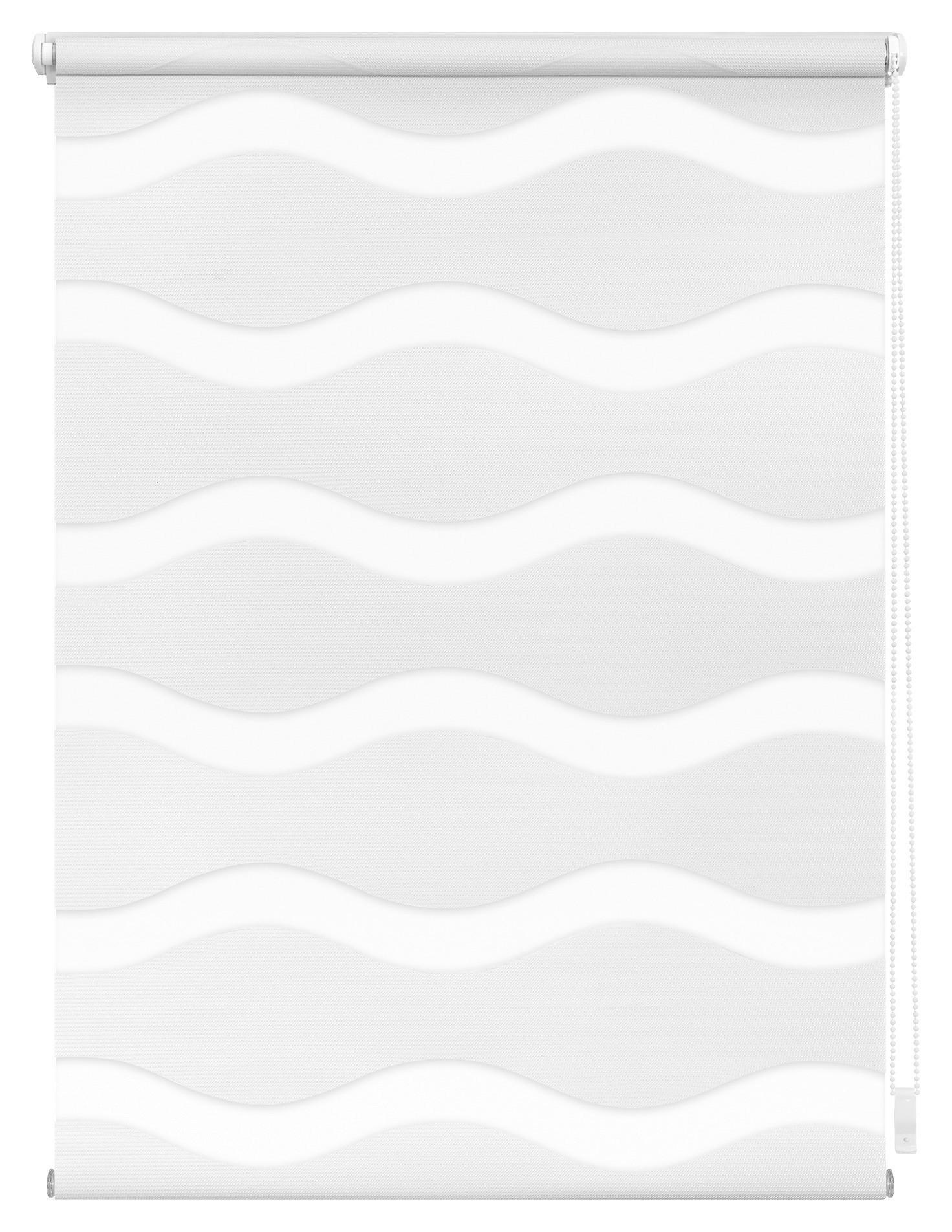 Thumbnail - LICHTBLICK Doppelrollo Duo Welle weiß B/L: ca. 70x150 cm
