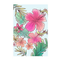 Komar Poster Ariel Flowers Disney B/L: ca. 50x70 cm Ariel Flowers - (50,00/70,00cm) - Komar