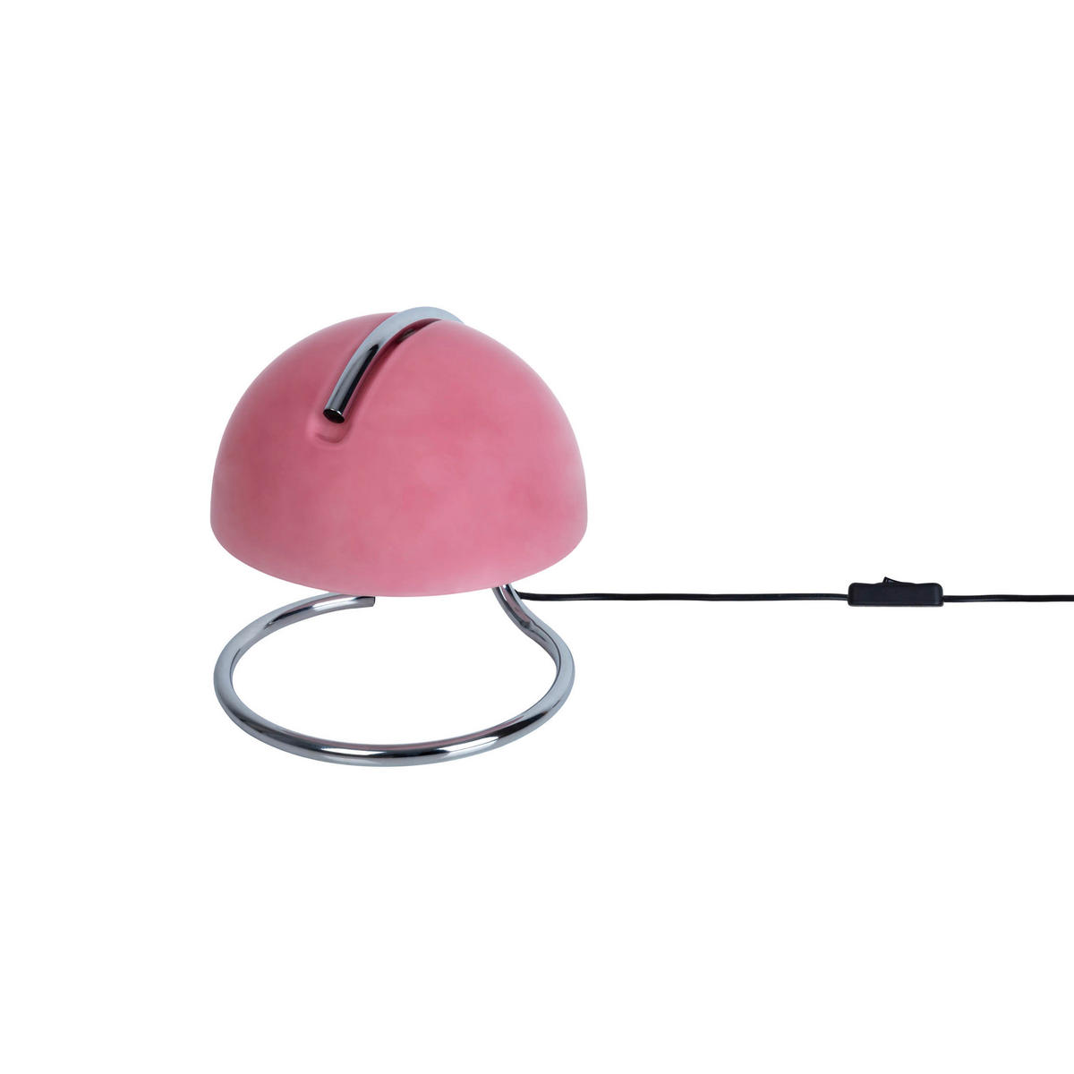 Näve Leuchten Tischleuchte pink Metall Glas B/H/T/D: ca. 23,5x25x23,5x23,5 cm E27 1 Brennstellen BURANO - pink (23,50/25,00/23,50cm) - Näve Leuchten