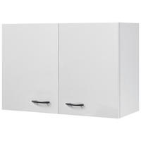 Flex-Well Hängeschrank Wito weiß B/H/T: ca. 80x54,8x32 cm Wito - weiß/Edelstahl (80,00/54,80/32,00cm) - Flex-Well