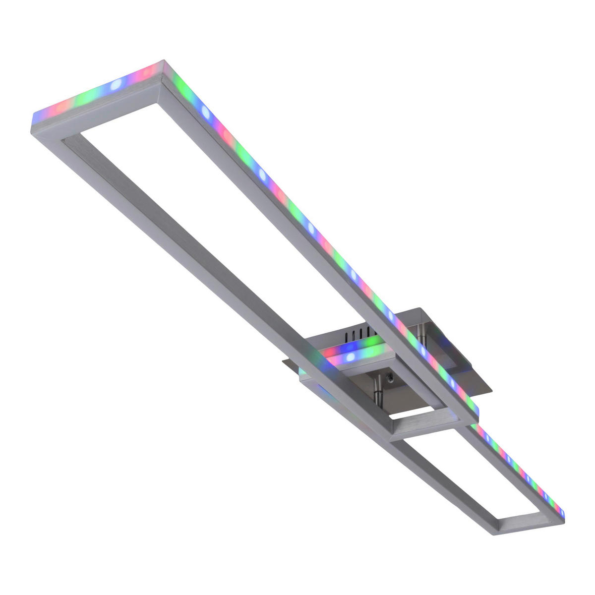 Näve Leuchten Deckenleuchte 1402960 Alu Kunststoff Metall B/H/T: ca. 20x8,5x115 cm null 4 Brennstellen Bantry - Alu (20,00/8,50/115,00cm) - Näve Leuchten