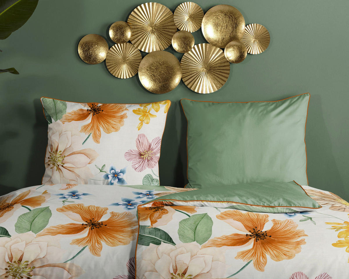 Baumwoll Bettwäsche Annabelle Satin Annabelle - ecru (200,00/200,00cm) - Descanso