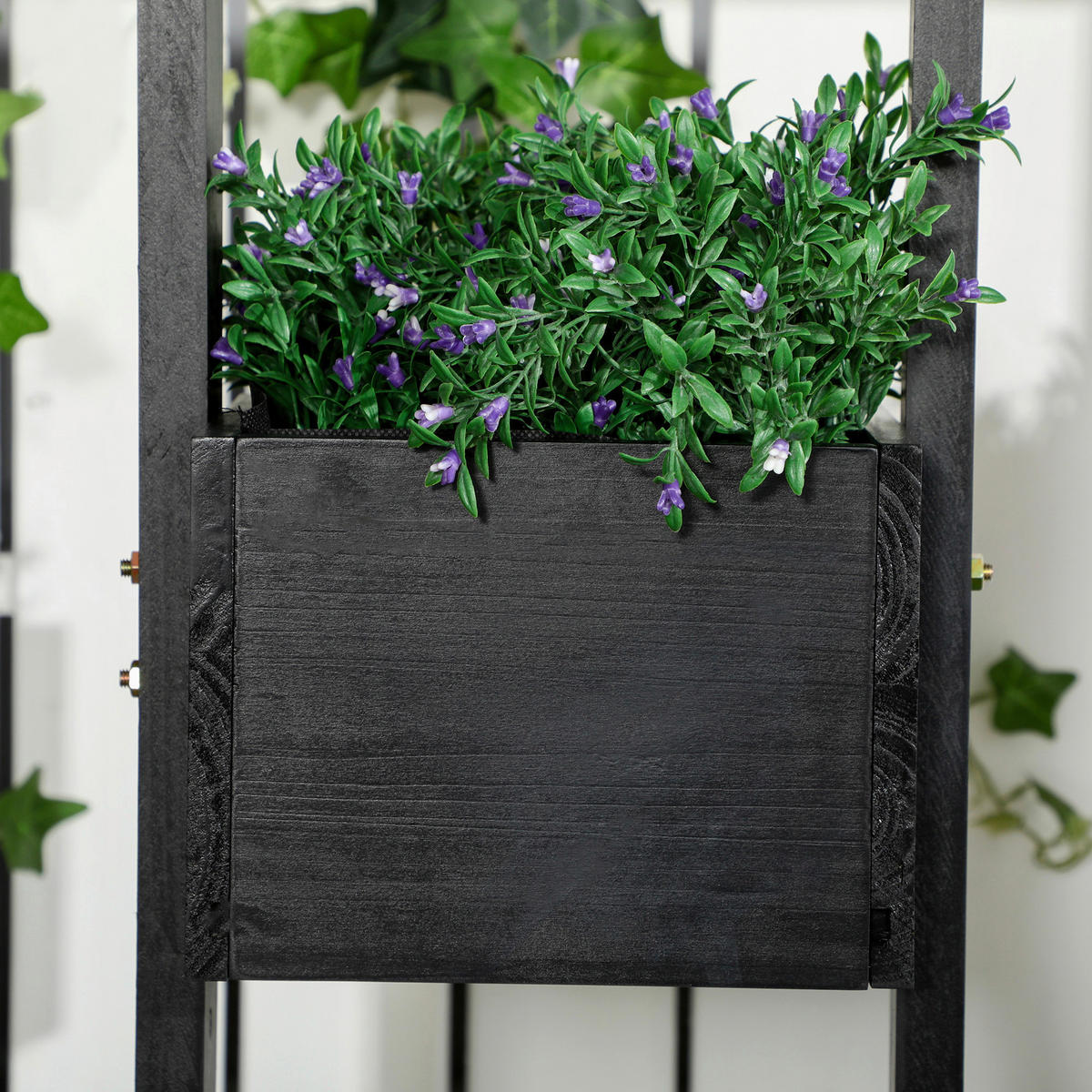 Outsunny Blumenkasten Blumenkasten - schwarz (90,00/45,00/170,00cm) - Outsunny
