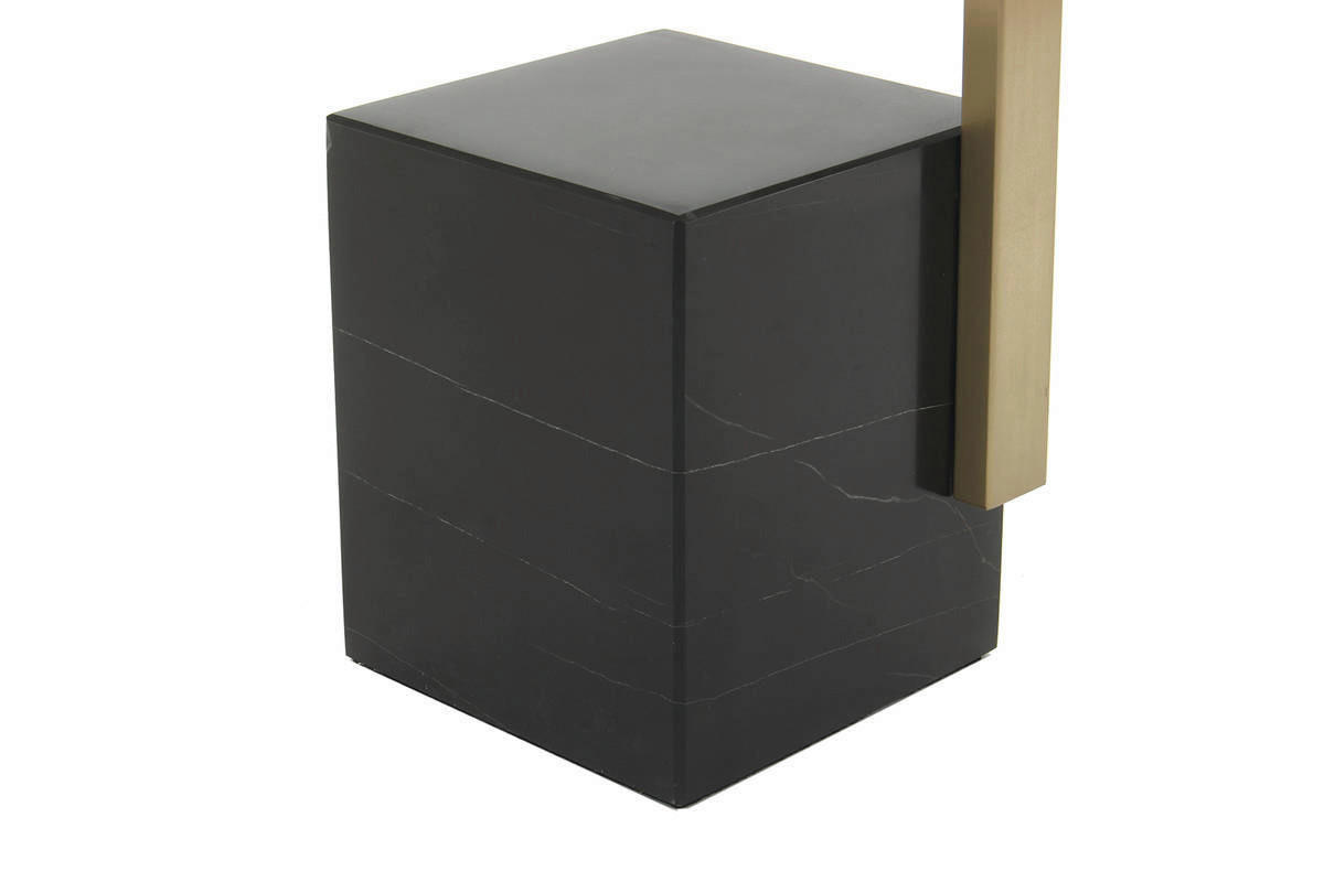 Beistelltisch Rocio 201 Marmor B/H/T: ca. 30x30x56 cm Rocio 201 - (30,00/30,00/56,00cm) - 360 Living