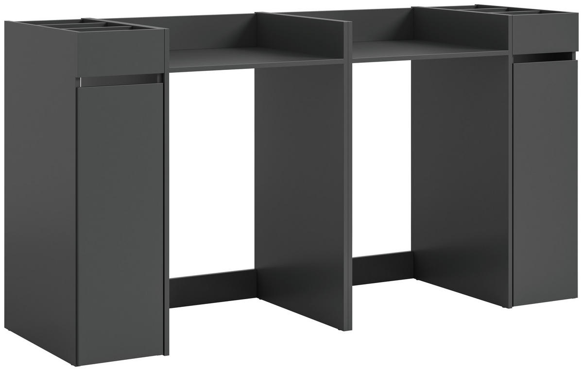 Waschmaschinenumbauschrank Free anthrazit B/H/T: ca. 190x101x60 cm Free - anthrazit (190,00/101,00/60,00cm) - xonox.home