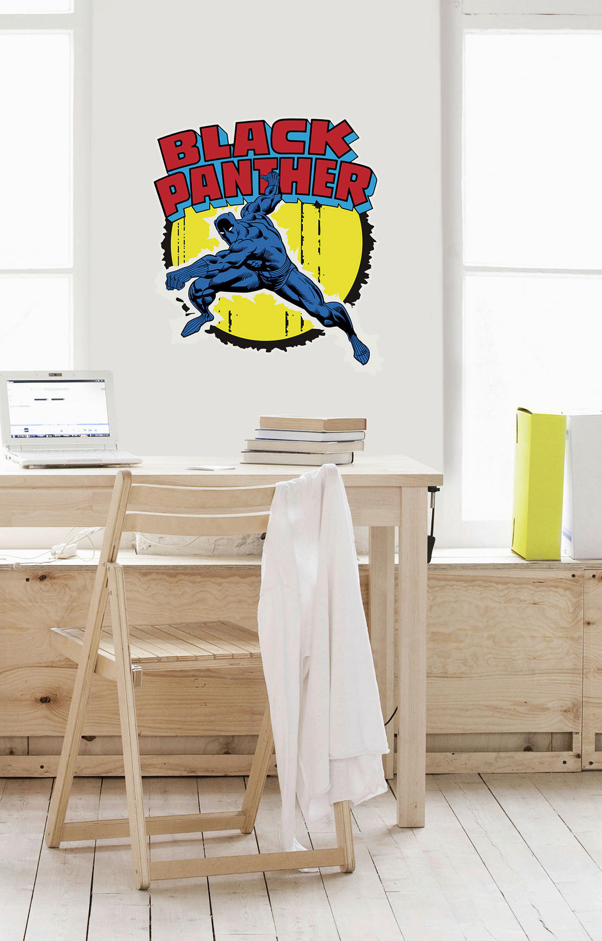 Komar Wandtattoo Black Panther Comic Classic  Black Panther Comic Classic B/L: ca. 50x70 cm Black Panther Comic Classic - (50,00/70,00cm) - Komar