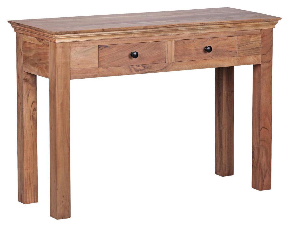 Konsolentisch natur Akazie B/H/T: ca. 110x76x40 cm Konsolentisch - natur (110,00/76,00/40,00cm) - Wohnling