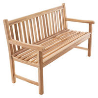 VCM Gartenbank braun Holz B/H/T/L: ca. 60x90x50x150 cm Gartenbank - braun (150,00/60,00/90,00cm) - VCM