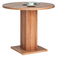 Esstisch Leo Eiche Sonoma Nachbildung B/H/T/D: ca. 85x75x85x85 cm Leo - Eiche (85,00/75,00/85,00cm)